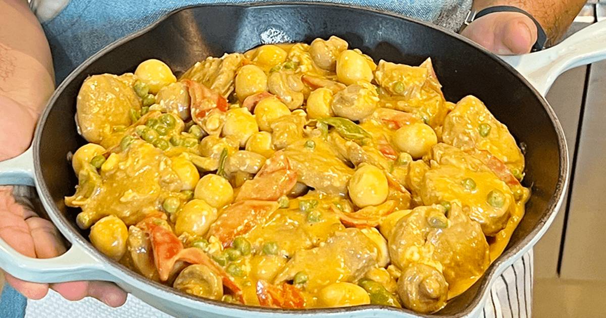 Chef RV’s Cheesy Pork Asado A creamy recipe for the holiday season